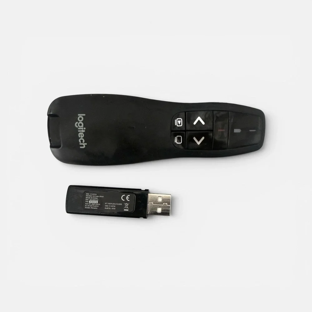 Logitech R-400 Presenter Remote Control Original Clicker Classroom‎ Presentation